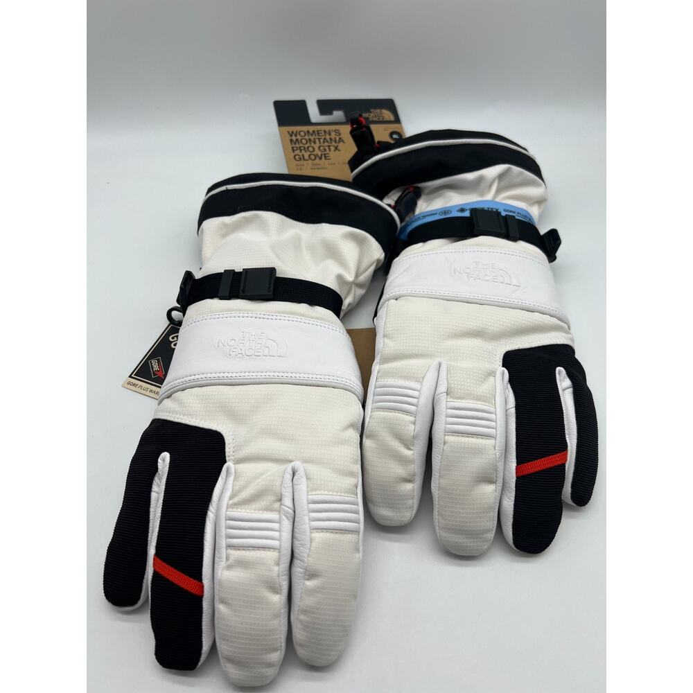 The North Face Montana Pro GTX Ski Gloves Gardenia White Women's Size XL
